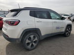 2018 Jeep Compass Latitude White vin: 3C4NJDBB1JT103392