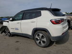 2018 Jeep Compass Latitude White vin: 3C4NJDBB1JT103392