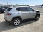 2018 Jeep Compass Latitude Silver vin: 3C4NJDBB1JT423540