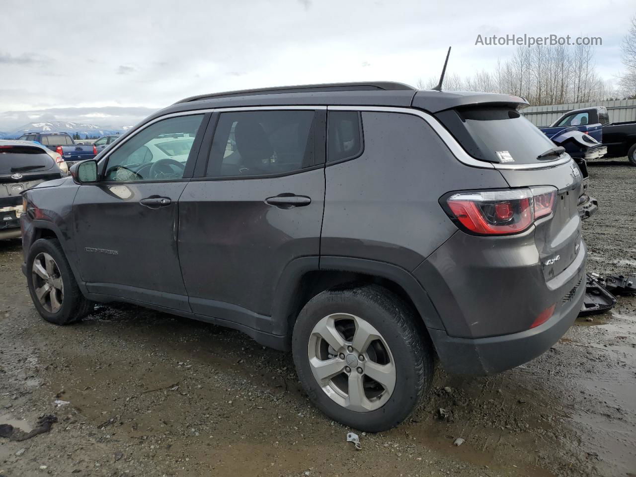 2018 Jeep Compass Latitude Серый vin: 3C4NJDBB1JT457834