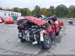 2018 Jeep Compass Latitude 4x4 Red vin: 3C4NJDBB2JT115437