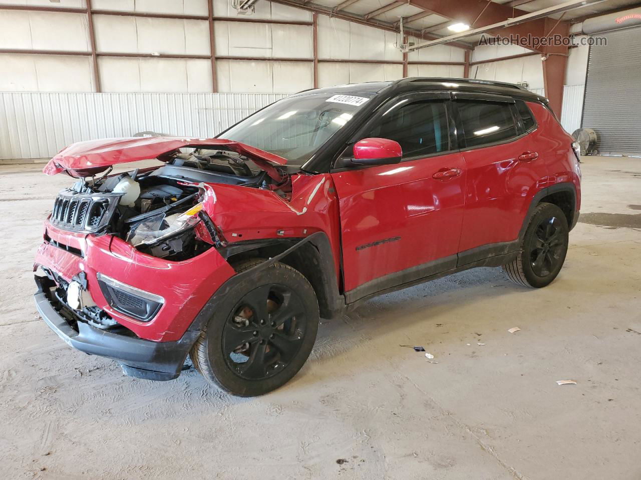 2018 Jeep Compass Latitude Burgundy vin: 3C4NJDBB2JT313676