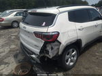 2018 Jeep Compass Latitude White vin: 3C4NJDBB3JT177817