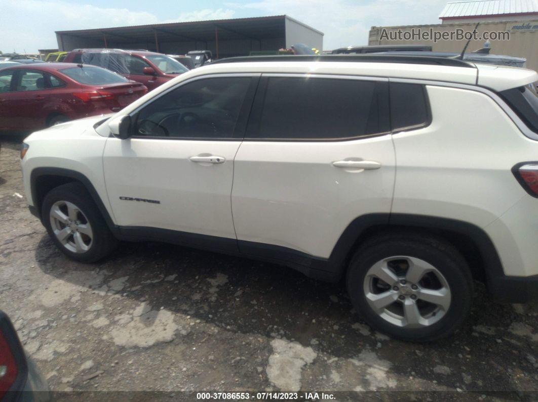 2018 Jeep Compass Latitude White vin: 3C4NJDBB3JT177817