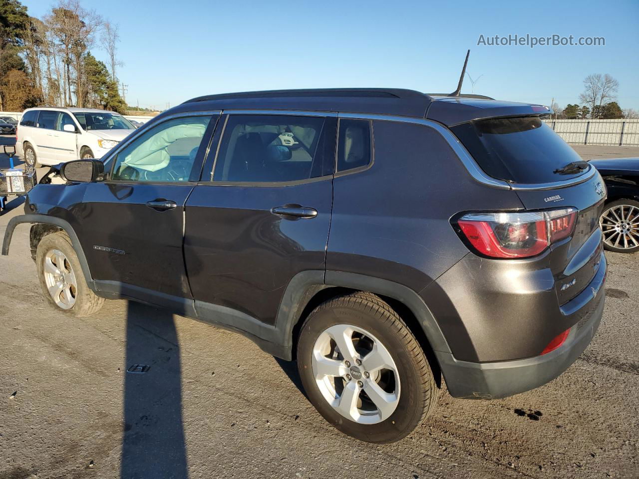 2018 Jeep Compass Latitude Gray vin: 3C4NJDBB3JT314576