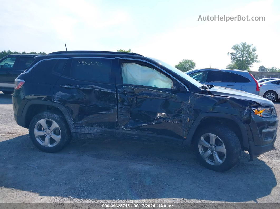 2018 Jeep Compass Latitude 4x4 Black vin: 3C4NJDBB3JT457236