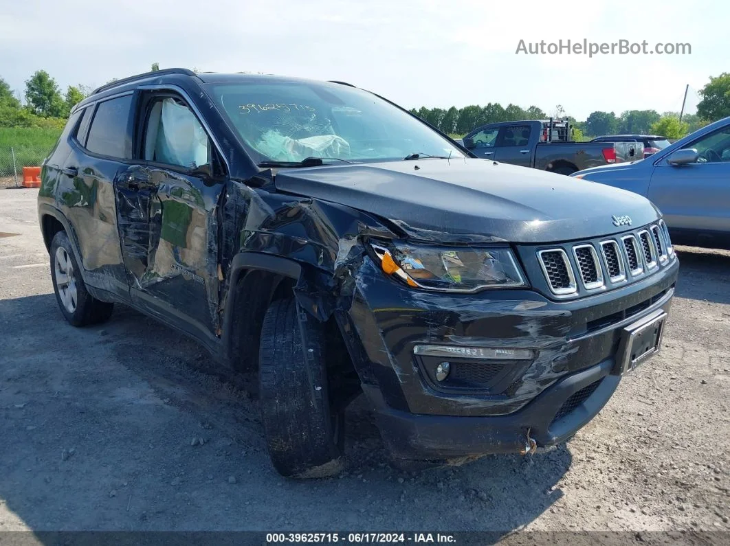 2018 Jeep Compass Latitude 4x4 Black vin: 3C4NJDBB3JT457236