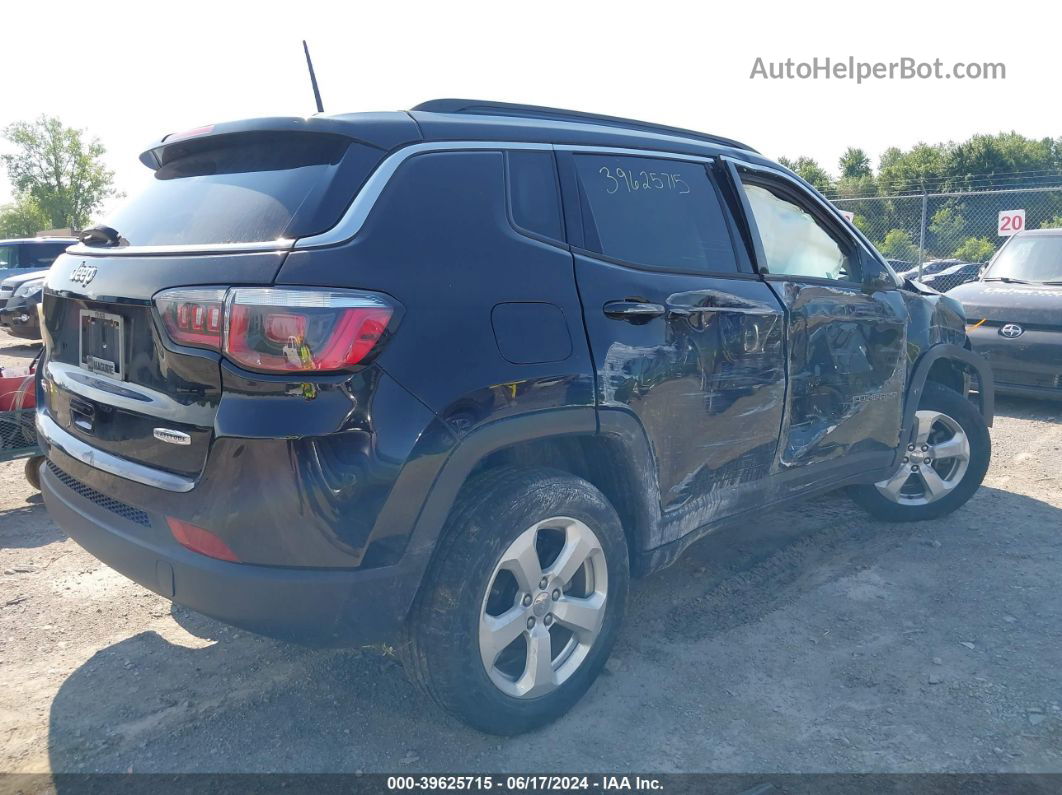 2018 Jeep Compass Latitude 4x4 Black vin: 3C4NJDBB3JT457236