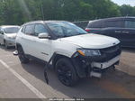 2018 Jeep Compass Altitude 4x4 White vin: 3C4NJDBB3JT480189