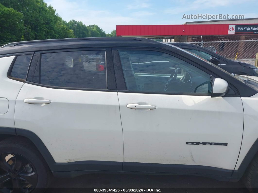 2018 Jeep Compass Altitude 4x4 White vin: 3C4NJDBB3JT480189