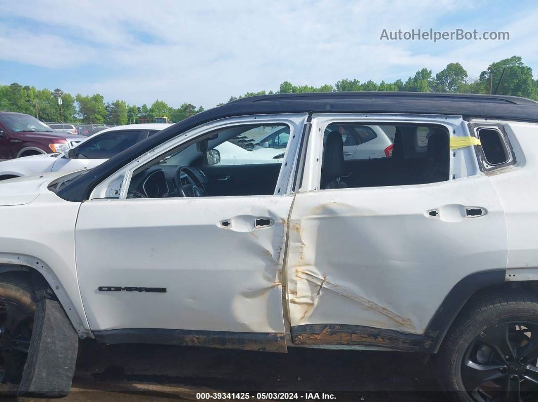 2018 Jeep Compass Altitude 4x4 White vin: 3C4NJDBB3JT480189