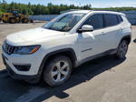 2018 Jeep Compass Latitude White vin: 3C4NJDBB4JT176644