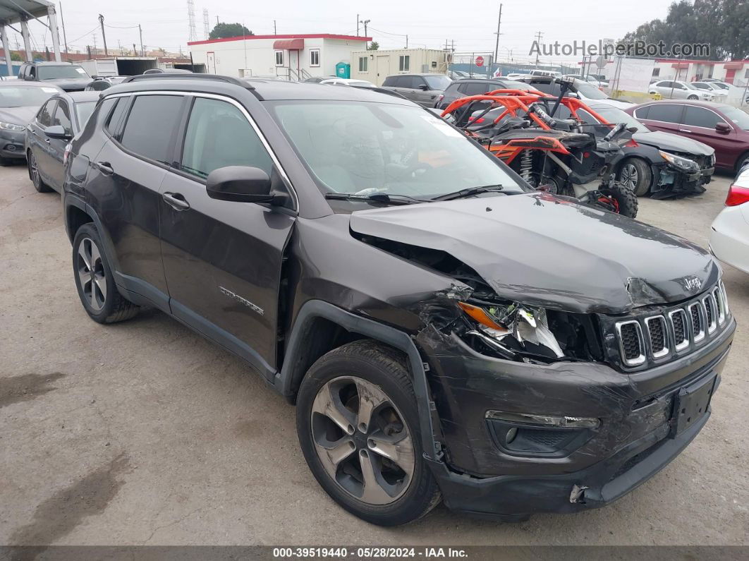 2018 Jeep Compass Latitude 4x4 Gray vin: 3C4NJDBB4JT256381