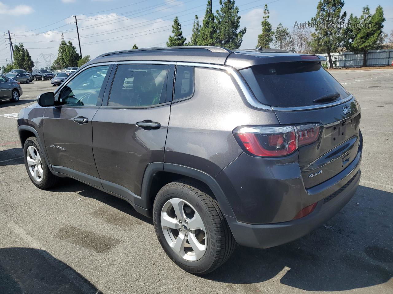 2018 Jeep Compass Latitude Серый vin: 3C4NJDBB4JT282382