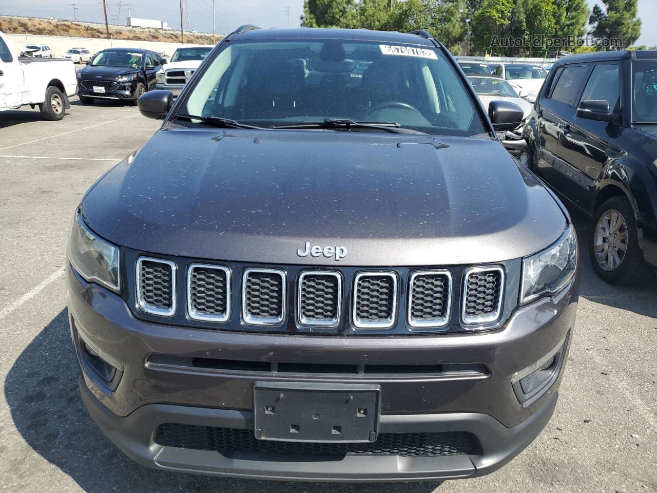 2018 Jeep Compass Latitude Gray vin: 3C4NJDBB4JT282382