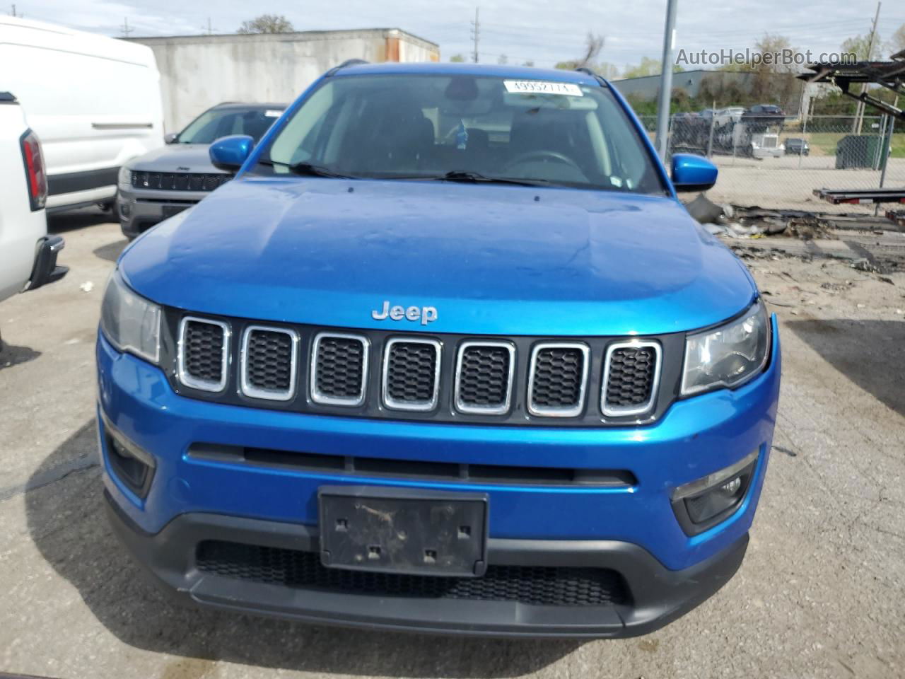 2018 Jeep Compass Latitude Blue vin: 3C4NJDBB4JT485143