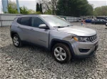 2018 Jeep Compass Latitude Silver vin: 3C4NJDBB5JT355632