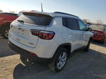 2018 Jeep Compass Latitude White vin: 3C4NJDBB5JT401315