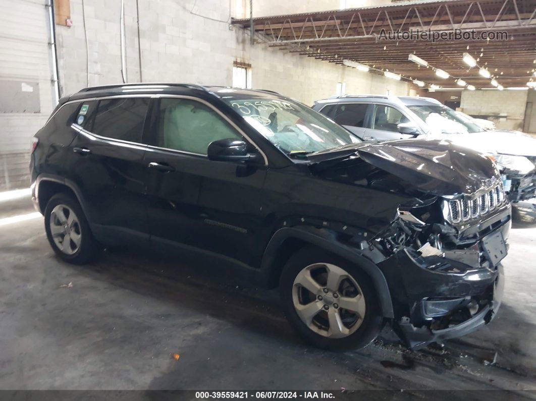 2018 Jeep Compass Latitude 4x4 Black vin: 3C4NJDBB5JT435884