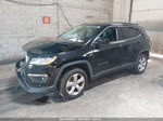 2018 Jeep Compass Latitude 4x4 Black vin: 3C4NJDBB5JT435884