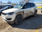 2018 Jeep Compass Latitude Белый vin: 3C4NJDBB5JT453480