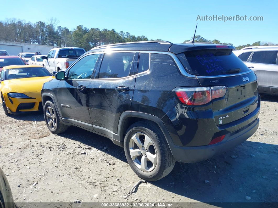 2018 Jeep Compass Latitude 4x4 Black vin: 3C4NJDBB6JT177066