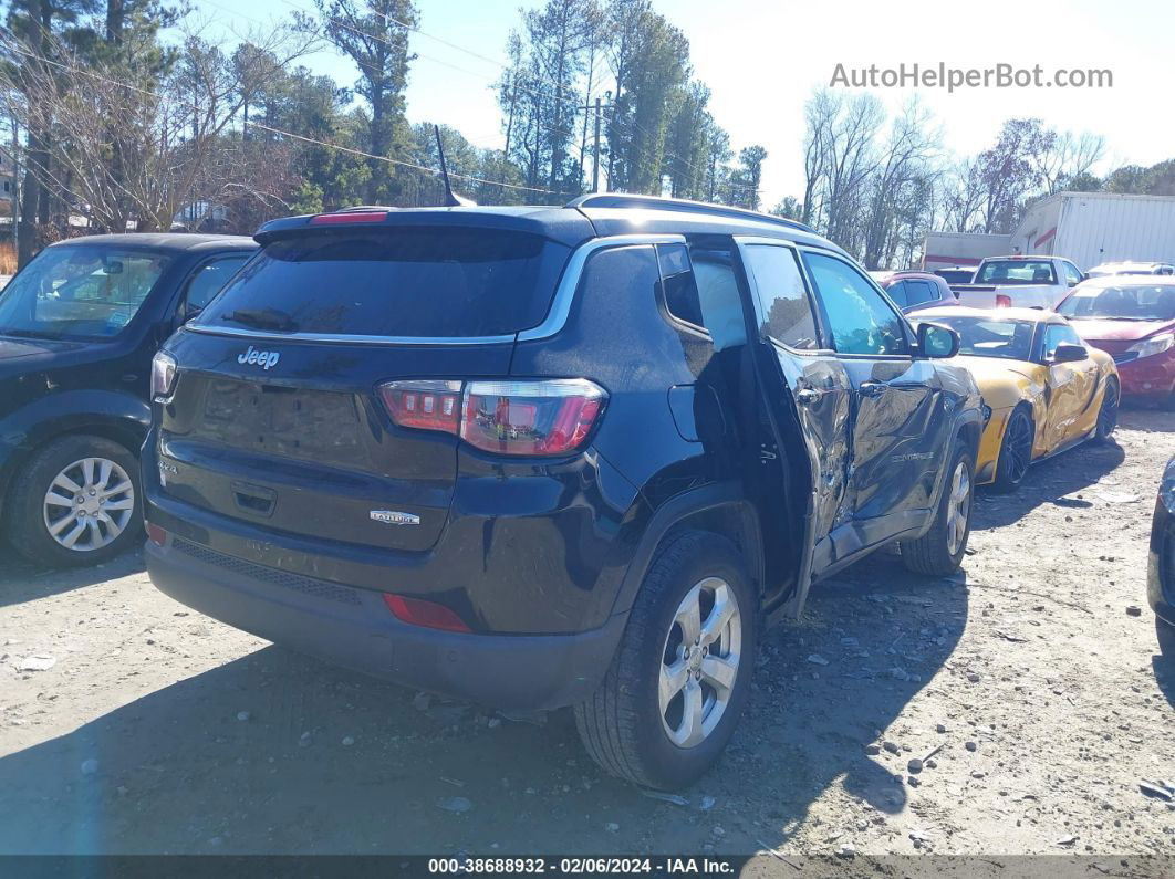 2018 Jeep Compass Latitude 4x4 Black vin: 3C4NJDBB6JT177066