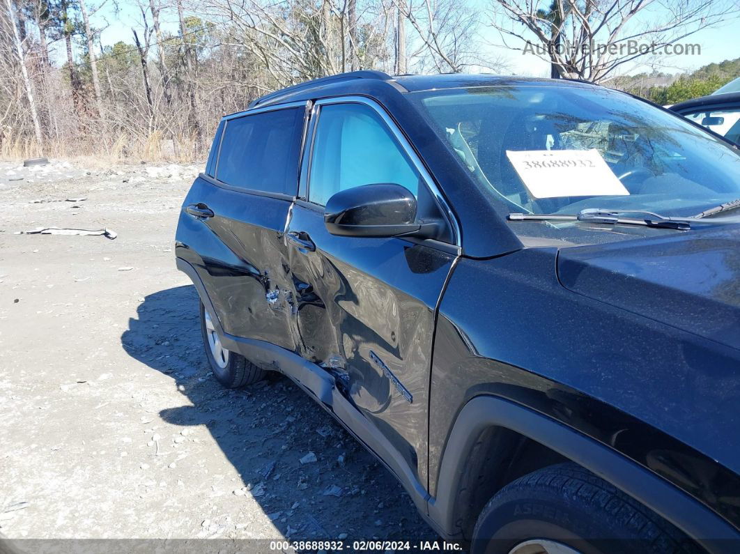 2018 Jeep Compass Latitude 4x4 Black vin: 3C4NJDBB6JT177066