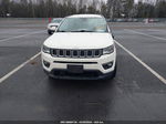 2018 Jeep Compass Latitude 4x4 White vin: 3C4NJDBB6JT282805