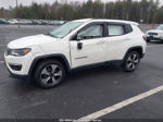 2018 Jeep Compass Latitude 4x4 White vin: 3C4NJDBB6JT282805