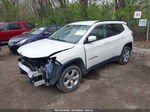 2018 Jeep Compass Latitude 4x4 White vin: 3C4NJDBB6JT291083