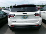 2018 Jeep Compass Altitude White vin: 3C4NJDBB6JT301580