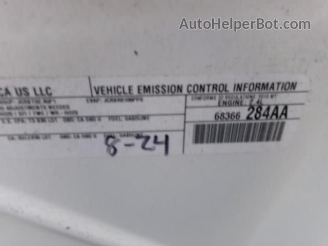 2018 Jeep Compass Altitude White vin: 3C4NJDBB6JT301580