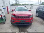 2018 Jeep Compass Latitude 4x4 Red vin: 3C4NJDBB6JT315527