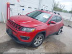 2018 Jeep Compass Latitude 4x4 Red vin: 3C4NJDBB6JT315527