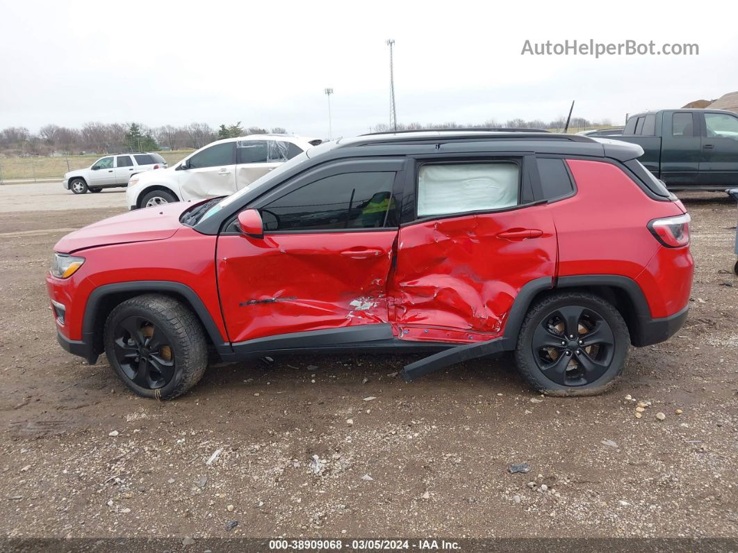 2018 Jeep Compass Altitude 4x4 Red vin: 3C4NJDBB6JT372388