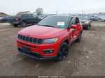 2018 Jeep Compass Altitude 4x4 Red vin: 3C4NJDBB6JT372388