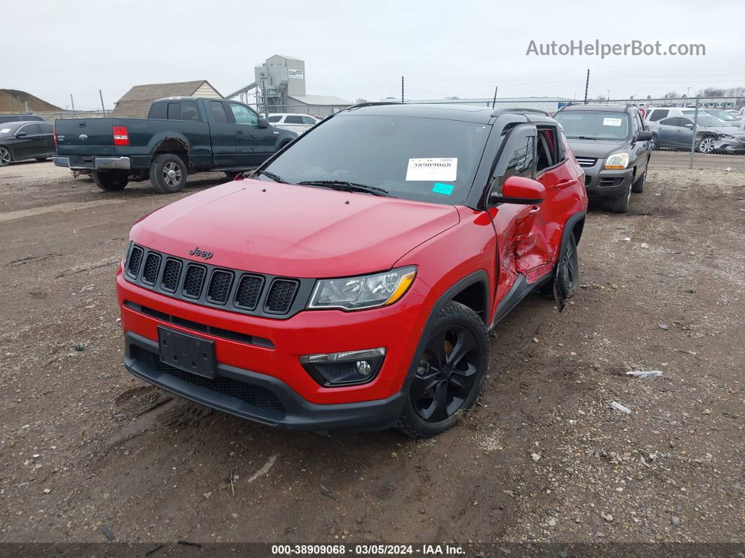 2018 Jeep Compass Altitude 4x4 Red vin: 3C4NJDBB6JT372388