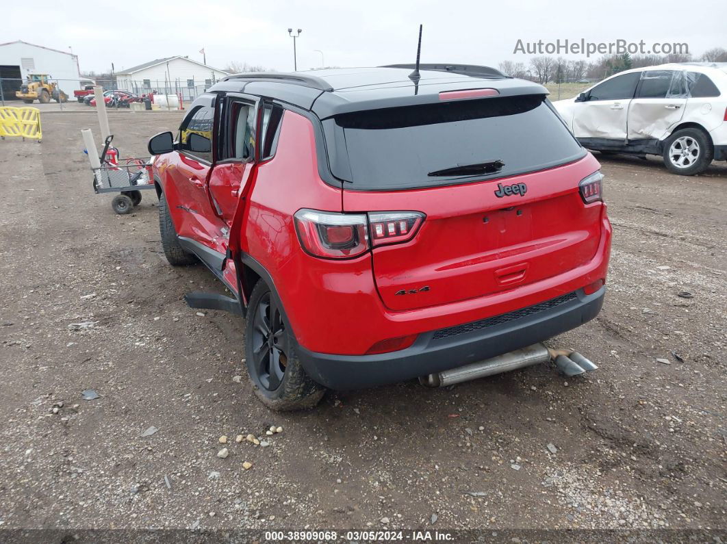 2018 Jeep Compass Altitude 4x4 Red vin: 3C4NJDBB6JT372388