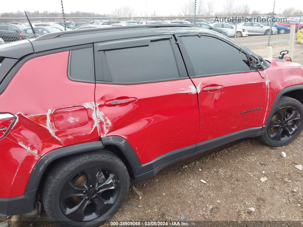 2018 Jeep Compass Altitude 4x4 Red vin: 3C4NJDBB6JT372388