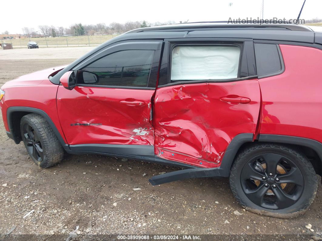 2018 Jeep Compass Altitude 4x4 Red vin: 3C4NJDBB6JT372388