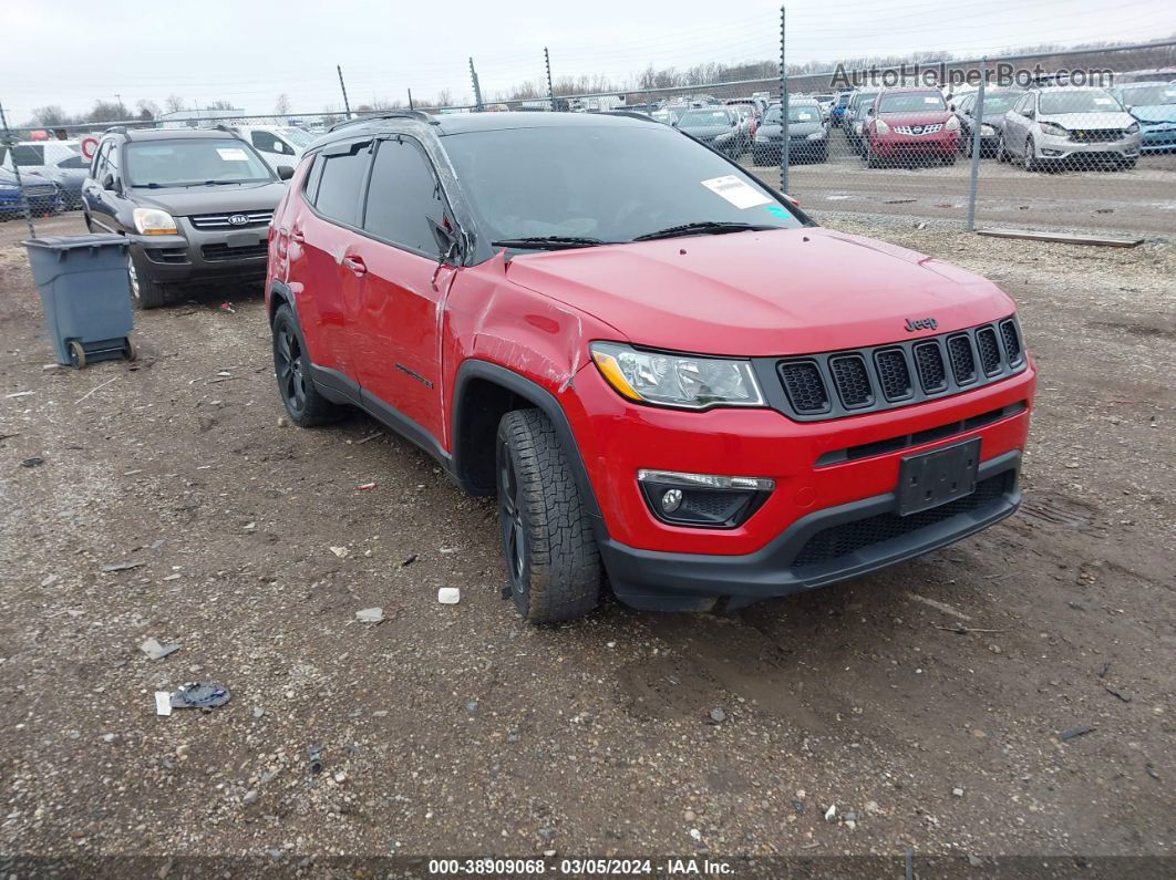 2018 Jeep Compass Altitude 4x4 Red vin: 3C4NJDBB6JT372388