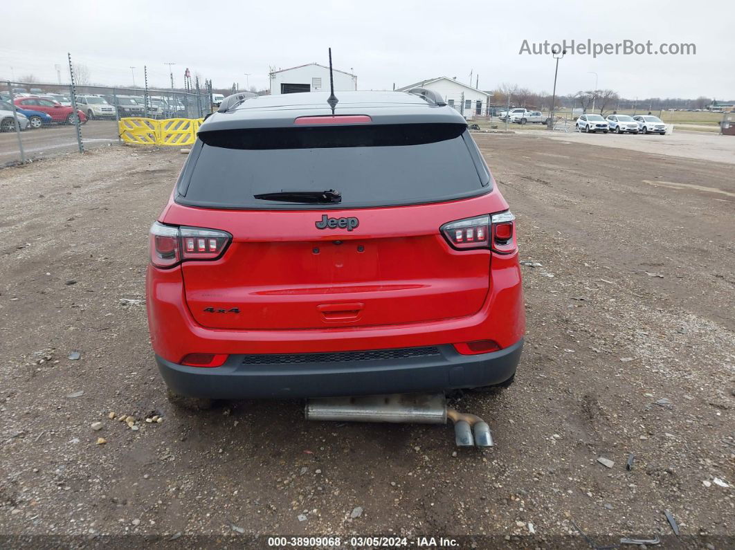 2018 Jeep Compass Altitude 4x4 Red vin: 3C4NJDBB6JT372388