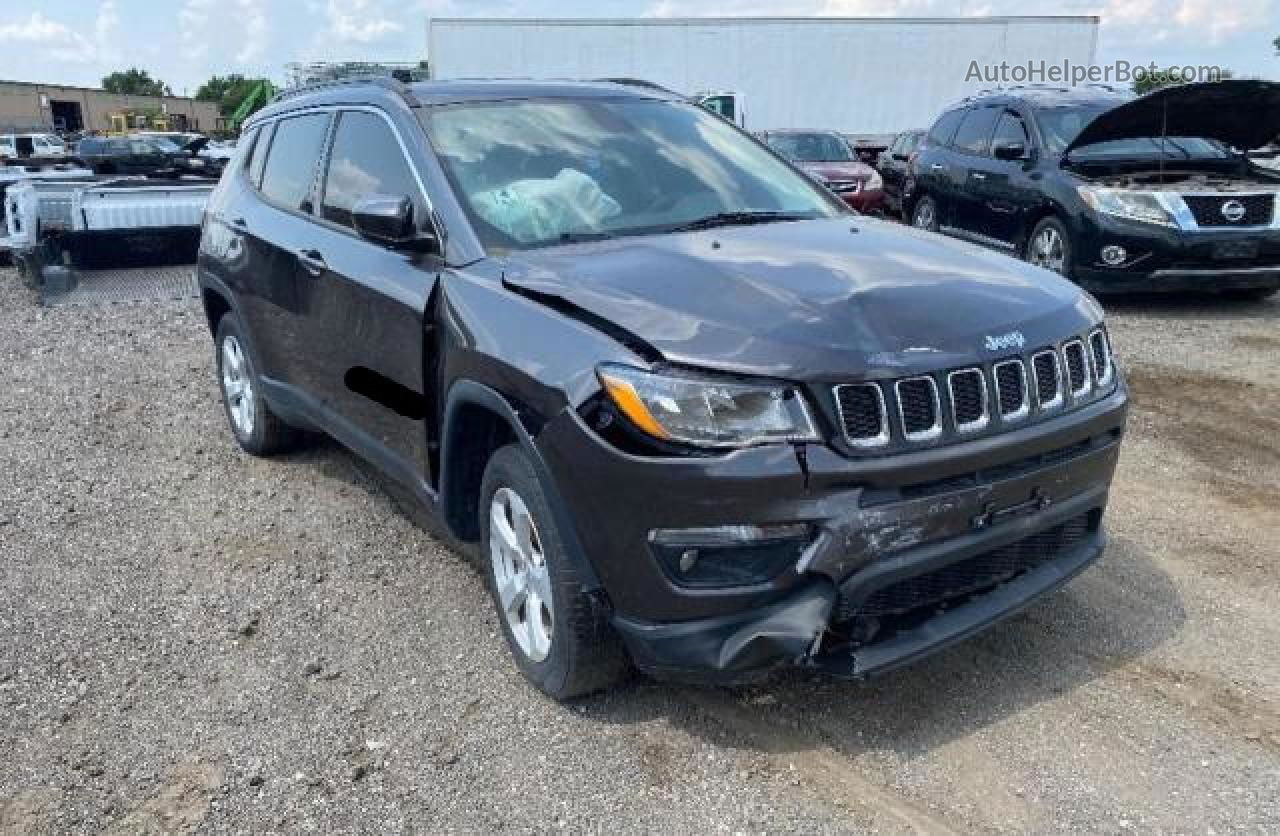 2018 Jeep Compass Latitude Brown vin: 3C4NJDBB6JT483488