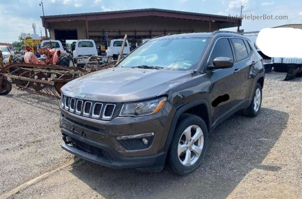 2018 Jeep Compass Latitude Brown vin: 3C4NJDBB6JT483488