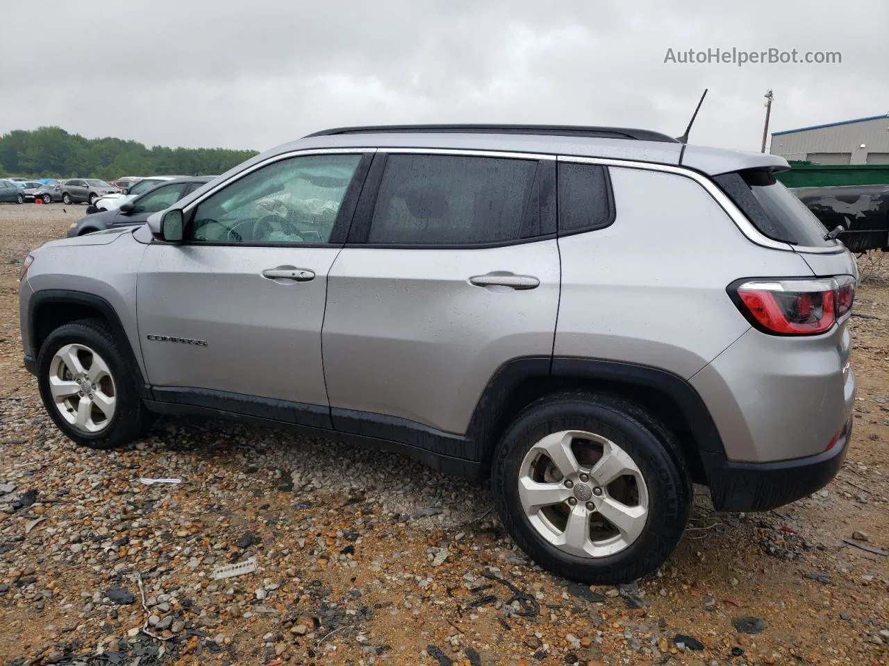 2018 Jeep Compass Latitude Серый vin: 3C4NJDBB7JT360105