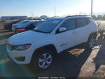 2018 Jeep Compass Latitude 4x4 White vin: 3C4NJDBB7JT434347