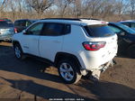 2018 Jeep Compass Latitude 4x4 White vin: 3C4NJDBB7JT434347