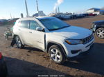 2018 Jeep Compass Latitude 4x4 White vin: 3C4NJDBB7JT434347