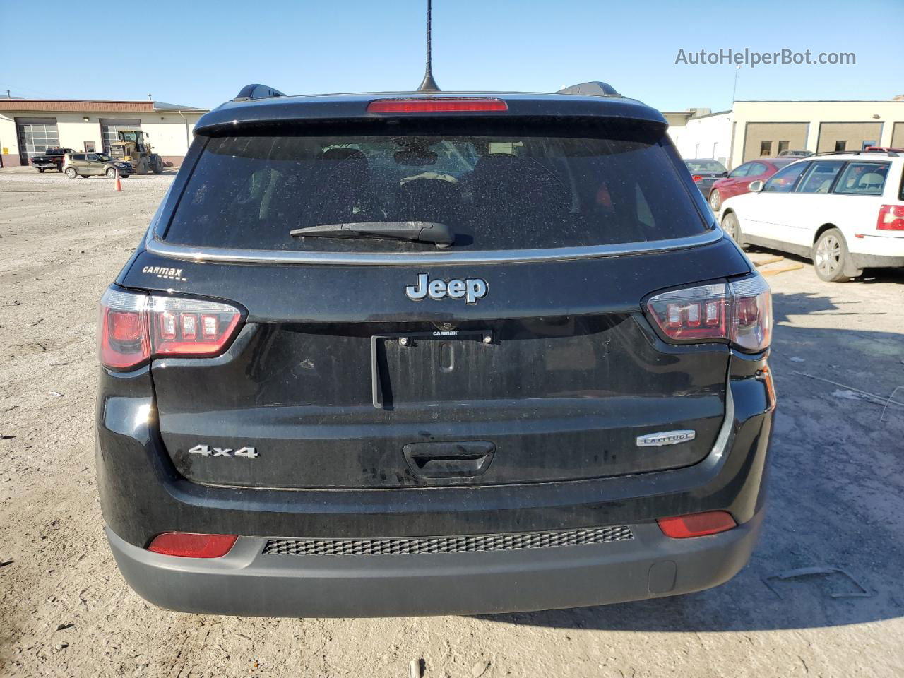 2018 Jeep Compass Latitude Black vin: 3C4NJDBB8JT178719